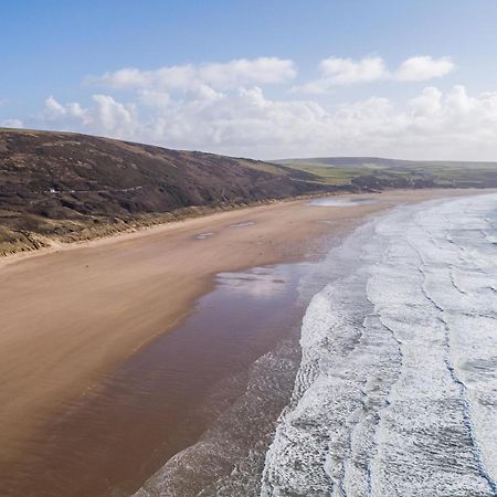 Byron - Luxury Self-Catering Coastal Apartment At The Heart Of Woolacombe With Heated Indoor Pool & Gym - 4 Minutes Walk To Beach! 6 Middlecombe Eksteriør billede